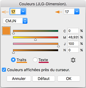 Dialogue couleurs CMJN